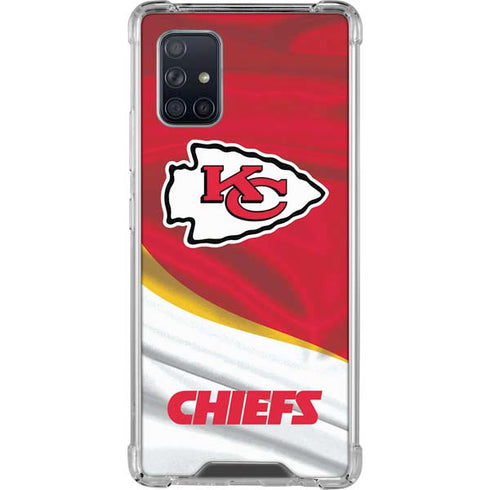 NFL Kansas City Chiefs Galaxy A71 5G Clear Case