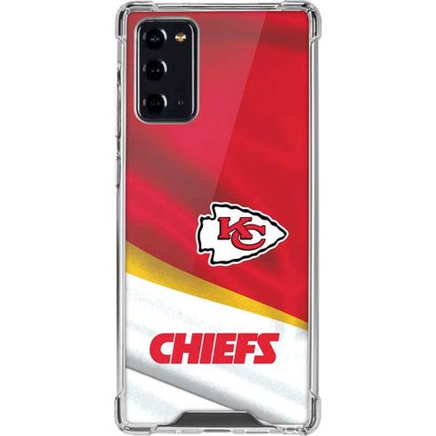 NFL Kansas City Chiefs Galaxy Note20 5G Clear Case