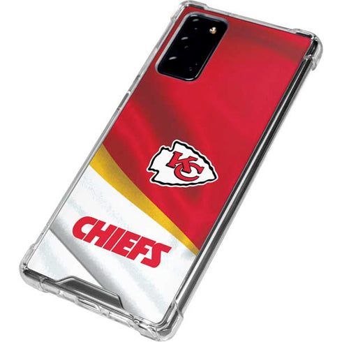 NFL Kansas City Chiefs Galaxy Note20 5G Clear Case