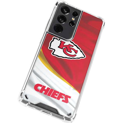 NFL Kansas City Chiefs Galaxy S21 Ultra 5G Clear Case