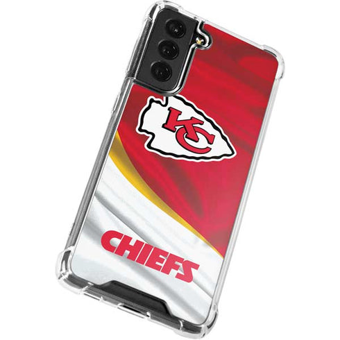 NFL Kansas City Chiefs Galaxy S22 Clear Case