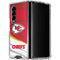 NFL Kansas City Chiefs Galaxy Z Fold4 5G Clear Case