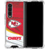 NFL Kansas City Chiefs Galaxy Z Fold4 5G Clear Case