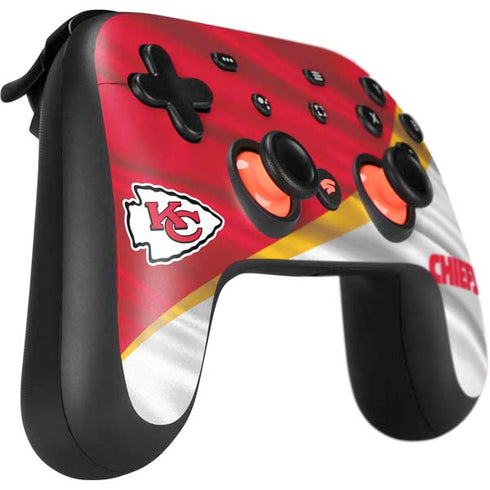 NFL Kansas City Chiefs Google Stadia Controller Skin