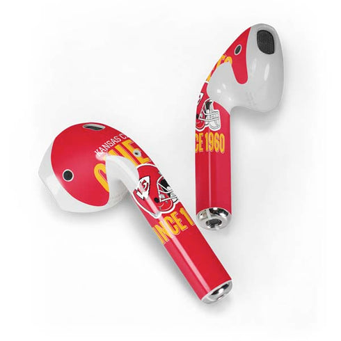 NFL Kansas City Chiefs Helmet Apple AirPods Skin