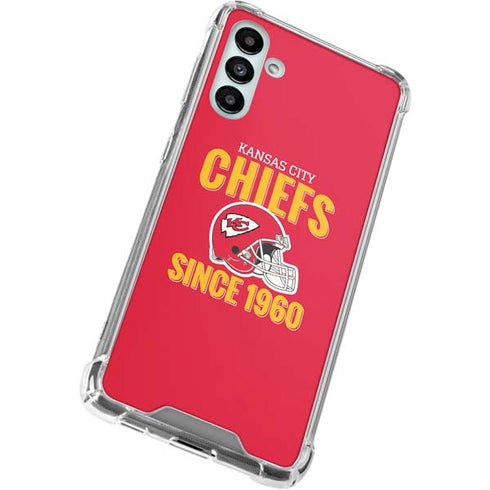 NFL Kansas City Chiefs Helmet Galaxy A13 5G Clear Case