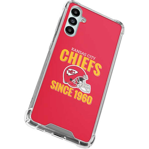 NFL Kansas City Chiefs Helmet Galaxy A15 5G Clear Case