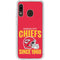 NFL Kansas City Chiefs Helmet Galaxy A20 Clear Case