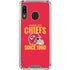 NFL Kansas City Chiefs Helmet Galaxy A30 Clear Case