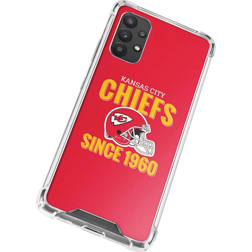 NFL Kansas City Chiefs Helmet Galaxy A32 5G Clear Case