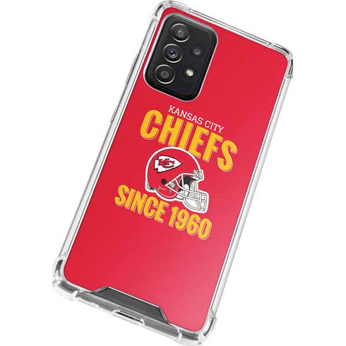 NFL Kansas City Chiefs Helmet Galaxy A52 5G Clear Case