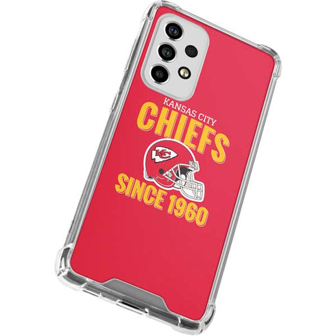 NFL Kansas City Chiefs Helmet Galaxy A53 5G Clear Case