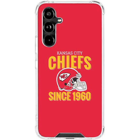 NFL Kansas City Chiefs Helmet Galaxy A54 5G Clear Case
