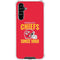 NFL Kansas City Chiefs Helmet Galaxy A54 5G Clear Case