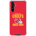NFL Kansas City Chiefs Helmet Galaxy A54 5G Clear Case