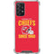 NFL Kansas City Chiefs Helmet Galaxy A72 5G Clear Case