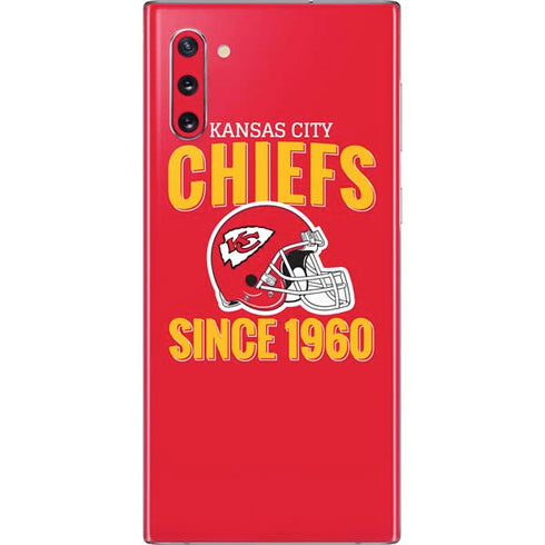 NFL Kansas City Chiefs Helmet Galaxy Note 10 Skin