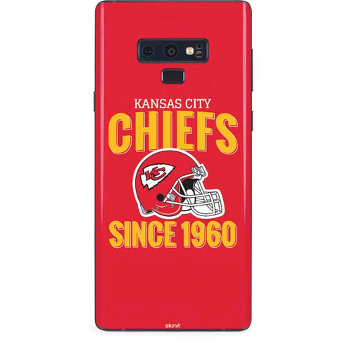 NFL Kansas City Chiefs Helmet Galaxy Note 9 Skin