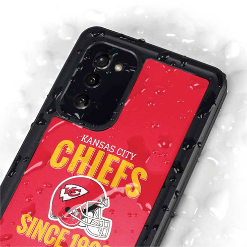 NFL Kansas City Chiefs Helmet Galaxy Note20 5G Waterproof Case