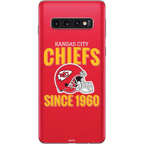 NFL Kansas City Chiefs Helmet Galaxy S10 Skin