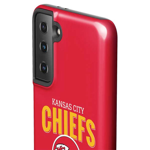 NFL Kansas City Chiefs Helmet Galaxy S21 FE Pro Case