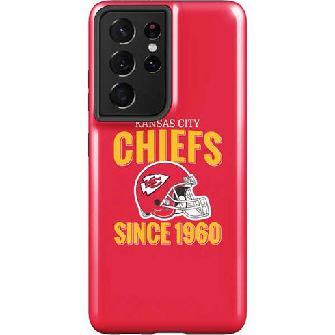 NFL Kansas City Chiefs Helmet Galaxy S21 Ultra 5G Pro Case