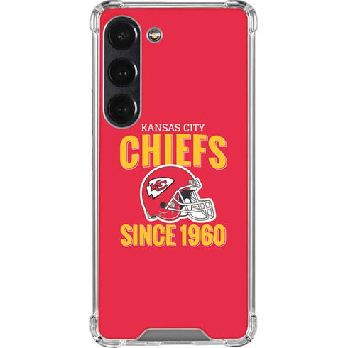NFL Kansas City Chiefs Helmet Galaxy S23 Clear Case
