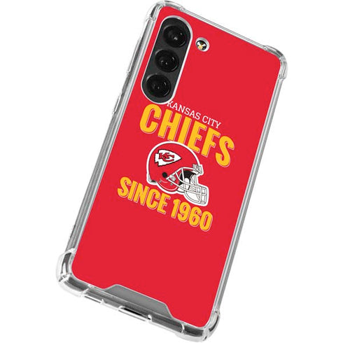 NFL Kansas City Chiefs Helmet Galaxy S23 Clear Case