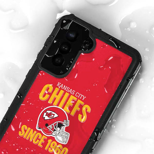 NFL Kansas City Chiefs Helmet Galaxy S23 Plus Waterproof Case