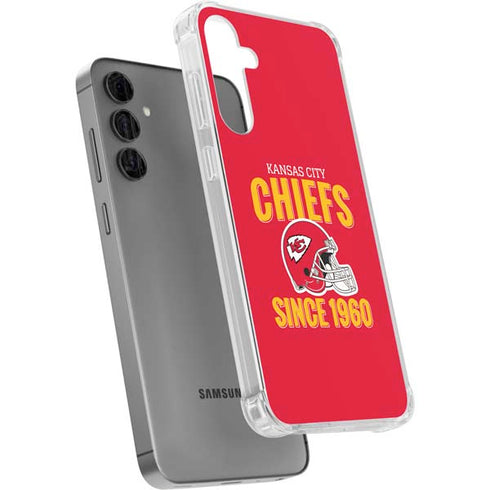 NFL Kansas City Chiefs Helmet Galaxy S24 Plus Clear Case