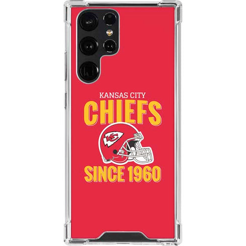 NFL Kansas City Chiefs Helmet Galaxy S24 Ultra Clear Case