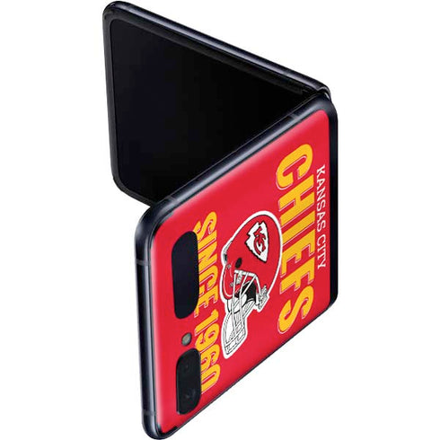 NFL Kansas City Chiefs Helmet Galaxy Z Flip Skin