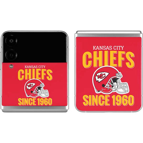 NFL Kansas City Chiefs Helmet Galaxy Z Flip4 5G Skin