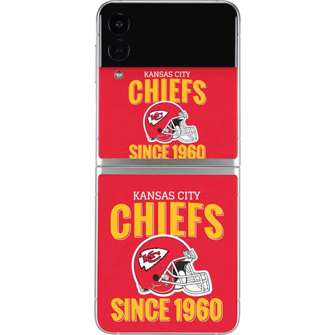 NFL Kansas City Chiefs Helmet Galaxy Z Flip4 5G Skin