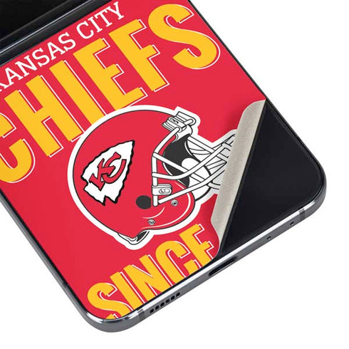 NFL Kansas City Chiefs Helmet Galaxy Z Flip5 5G Skin