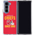 NFL Kansas City Chiefs Helmet Galaxy Z Fold5 5G Clear Case
