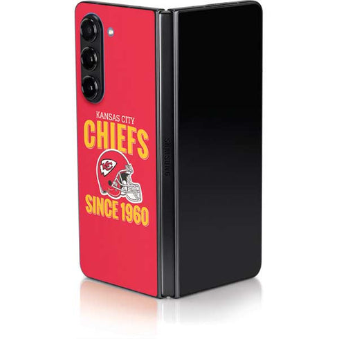 NFL Kansas City Chiefs Helmet Galaxy Z Fold5 5G Skin