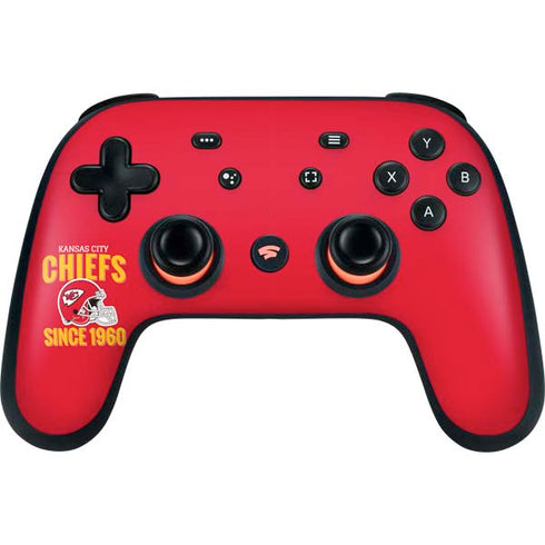 NFL Kansas City Chiefs Helmet Google Stadia Controller Skin