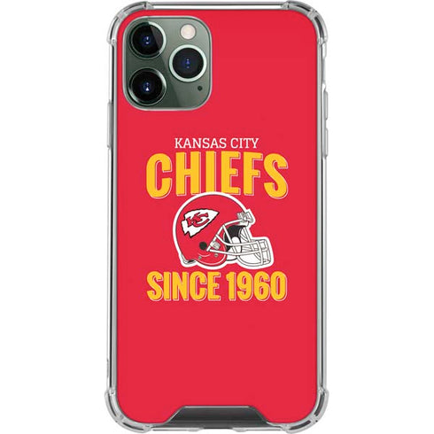 NFL Kansas City Chiefs Helmet iPhone 11 Pro Max Clear Case