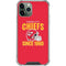 NFL Kansas City Chiefs Helmet iPhone 11 Pro Max Clear Case