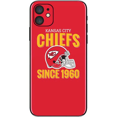 NFL Kansas City Chiefs Helmet iPhone 11 Skin