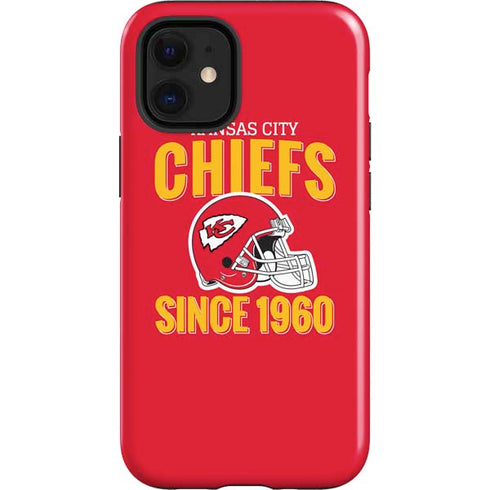 NFL Kansas City Chiefs Helmet iPhone 12 Mini Impact Case