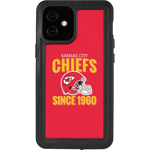 NFL Kansas City Chiefs Helmet iPhone 12 Mini Waterproof Case