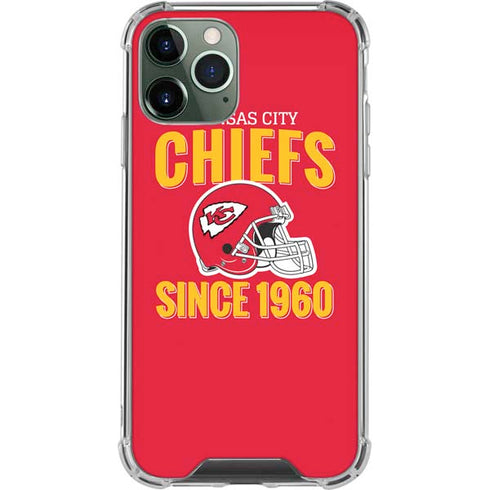 NFL Kansas City Chiefs Helmet iPhone 12 Pro Clear Case