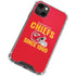 NFL Kansas City Chiefs Helmet iPhone 13 Mini Clear Case