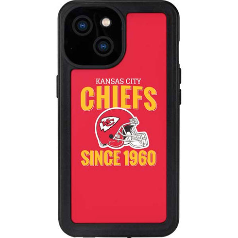 NFL Kansas City Chiefs Helmet iPhone 13 Mini Waterproof Case