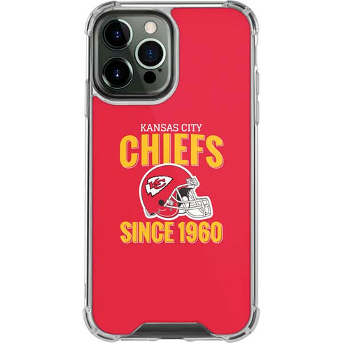 NFL Kansas City Chiefs Helmet iPhone 13 Pro Max Clear Case