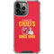 NFL Kansas City Chiefs Helmet iPhone 13 Pro Max Clear Case