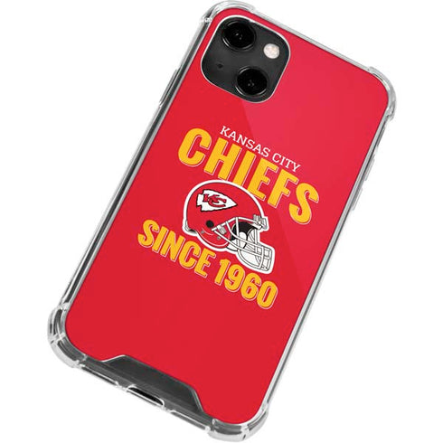NFL Kansas City Chiefs Helmet iPhone 14 Clear Case