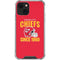 NFL Kansas City Chiefs Helmet iPhone 14 Plus Clear Case
